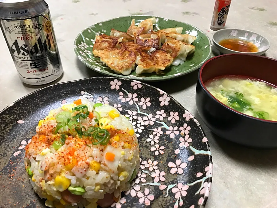 今夜は炒飯定食❤️|makoさん