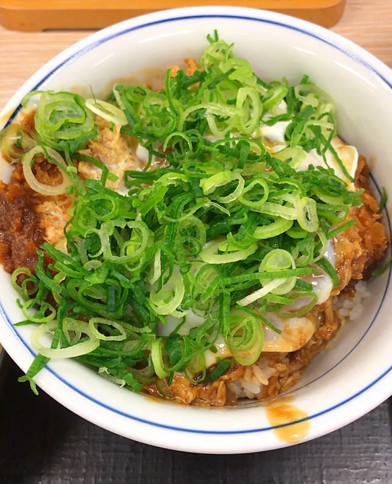 青ねぎ味噌カツ丼|るみおんさん