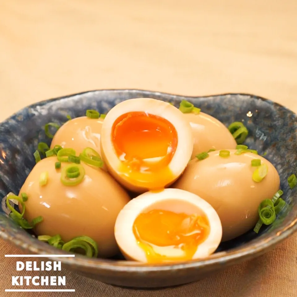 Snapdishの料理写真:【動画】半熟味玉の作り方 #delishkitchentv|DELISH KITCHENさん