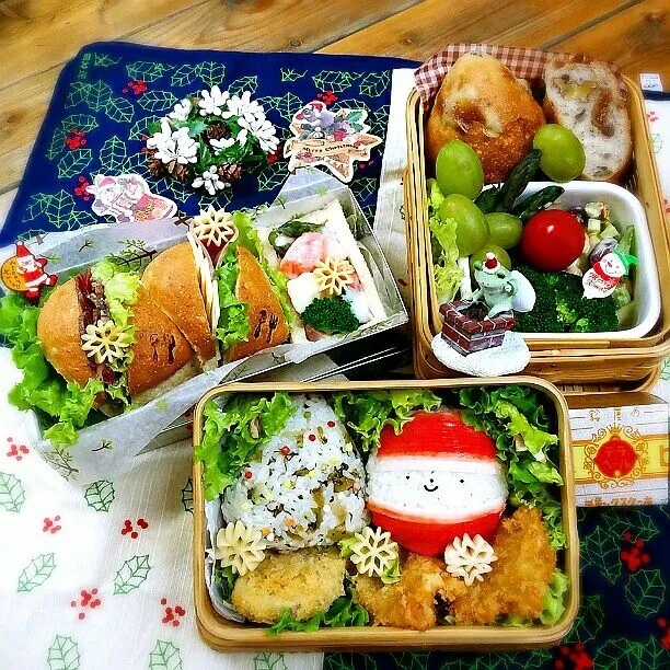 Snapdishの料理写真:旦那さんと私のお弁当♪|kyujaさん