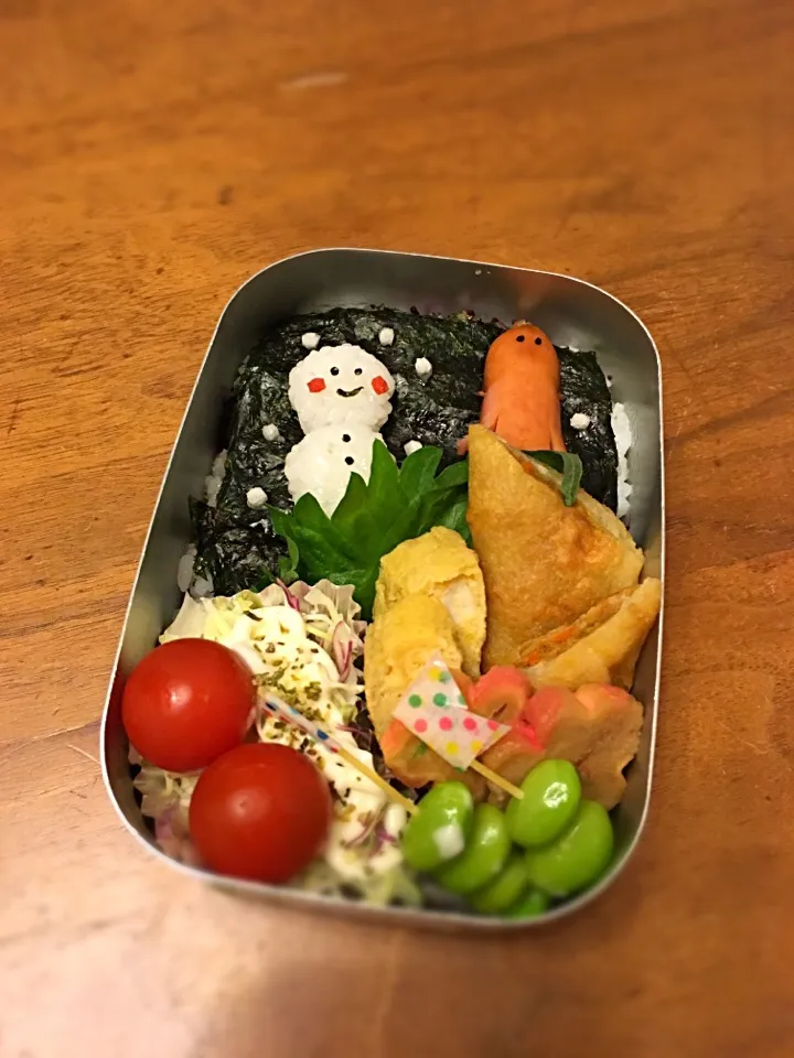 雪だるま⛄️❌ソーセー人👾お弁当🍱|noⓂ︎さん