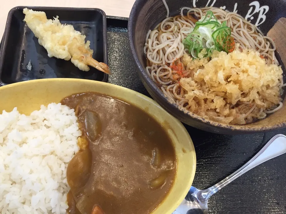 ミニカレーセット+海老天（無料券）|まさとさん