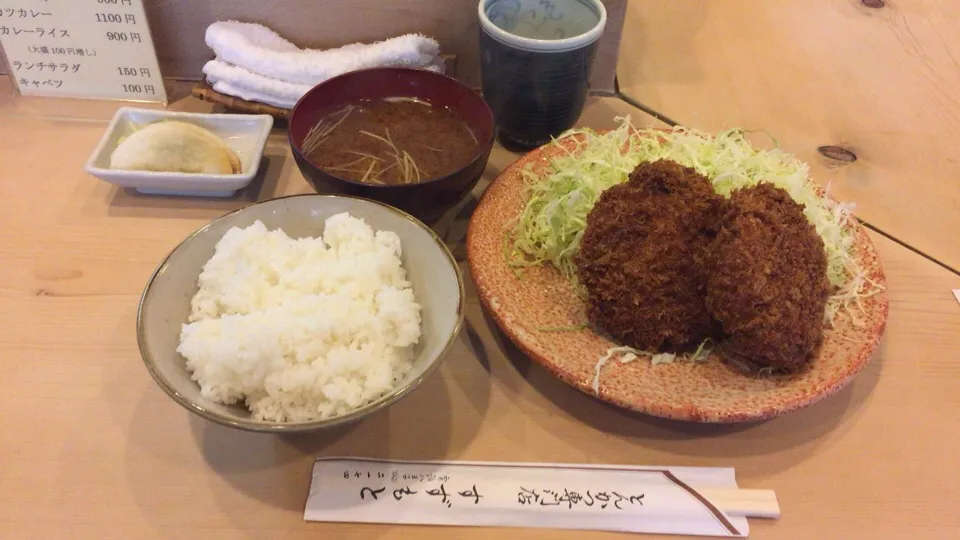 メンチカツ定食|おっちさん