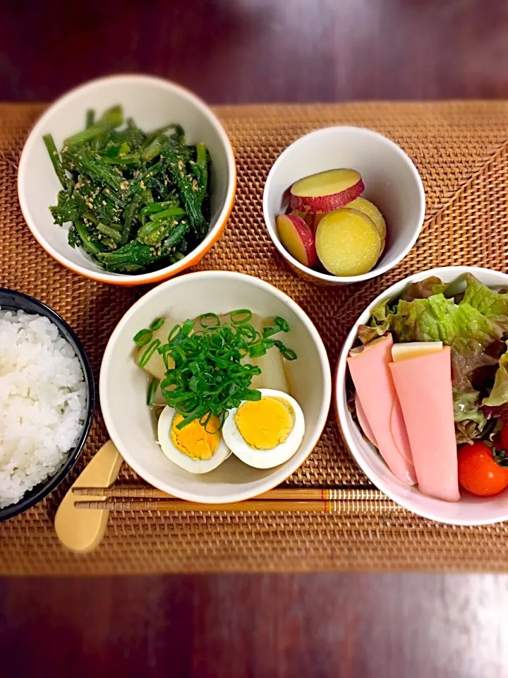 野菜たっぷり夕飯💚|ナナさん