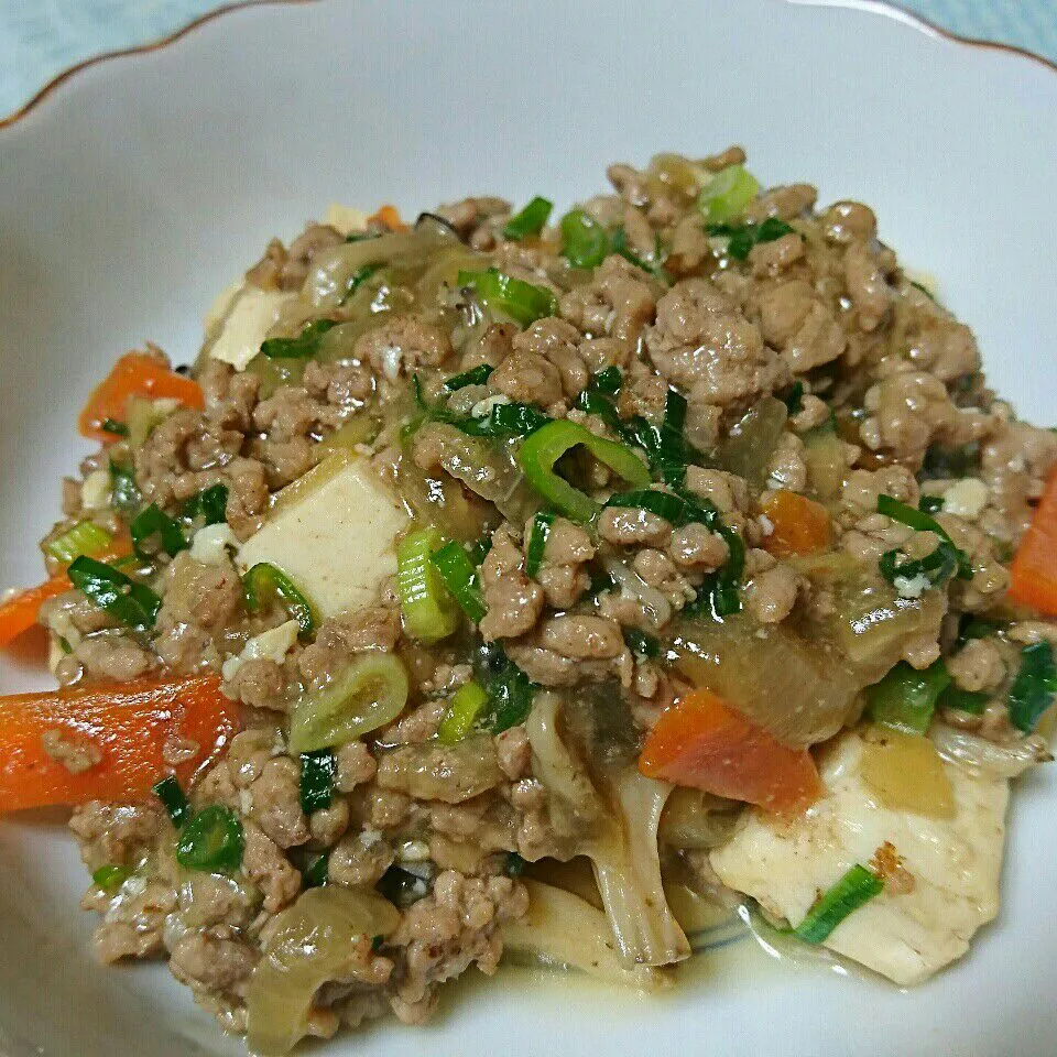 豆腐と挽き肉のトロトロ煮|かよさん