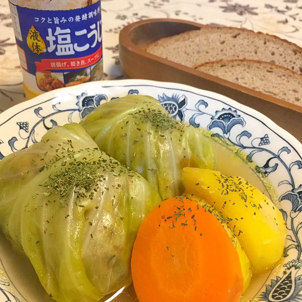 😋あったかロールキャベツ🍴液体塩こうじで🌿|moyukitaさん