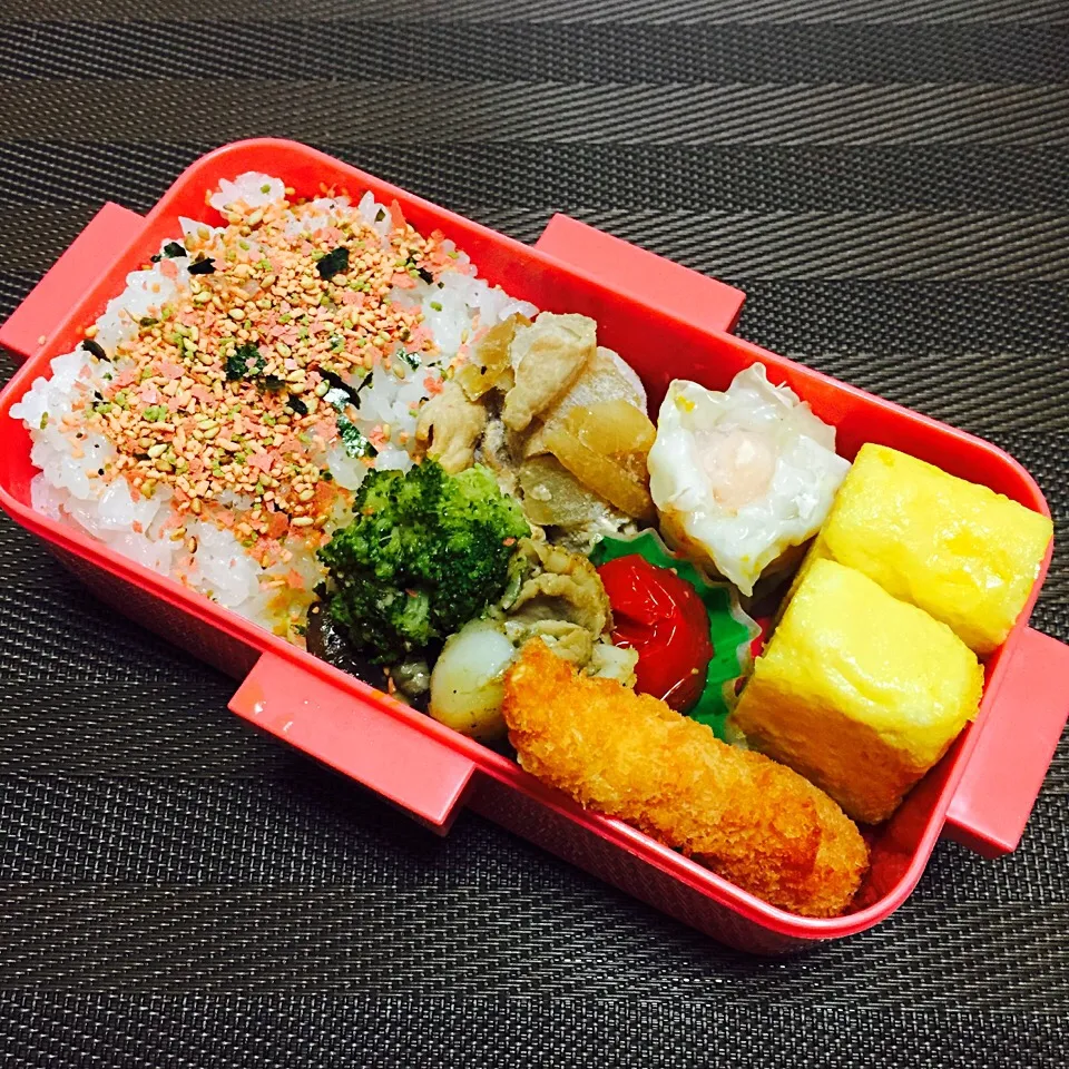 Snapdishの料理写真:#自分弁当 #弁当#お弁当#アヒージョ|futuregirlさん