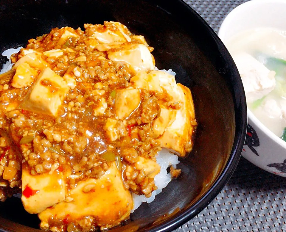 麻婆豆腐丼🌶🌶|まるりさん