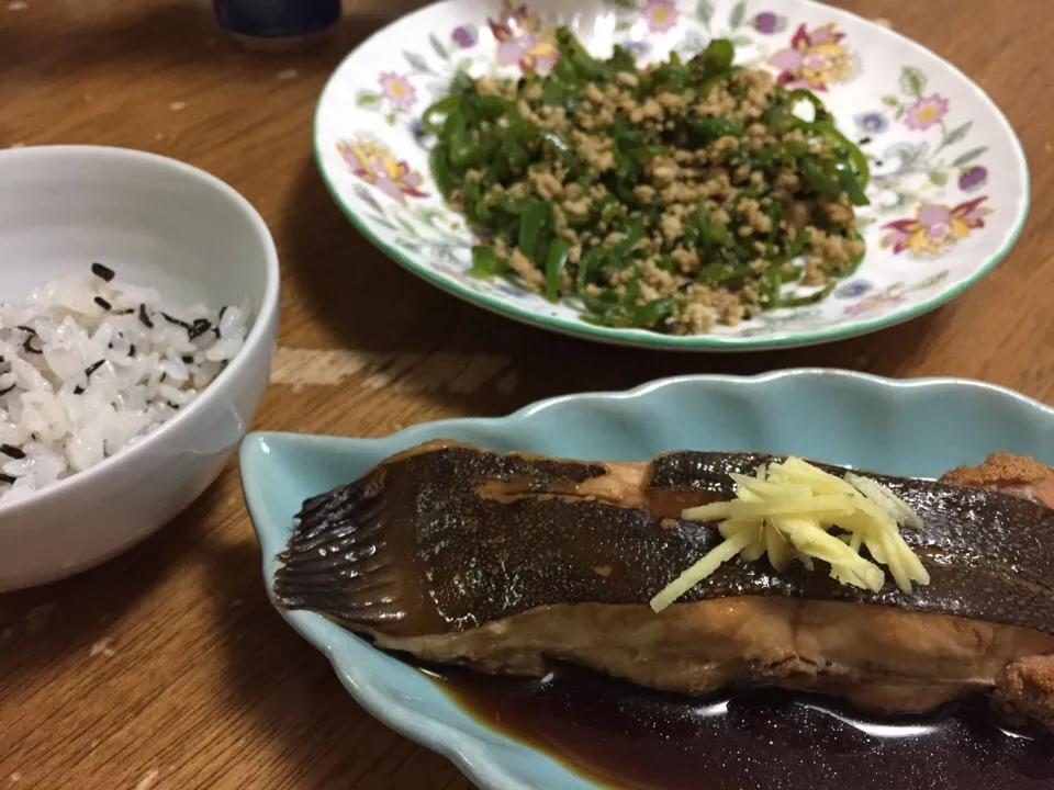 カレイの煮付けとか|さんだーさん