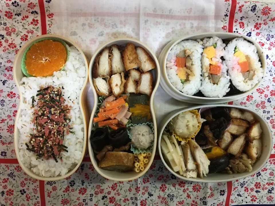 Snapdishの料理写真:父の作るお弁当 2016/12/14|じゅんさん