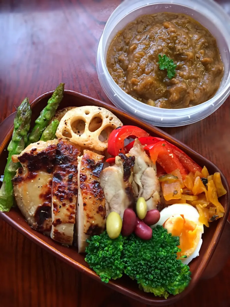 チキンカレー弁当|二キィさん