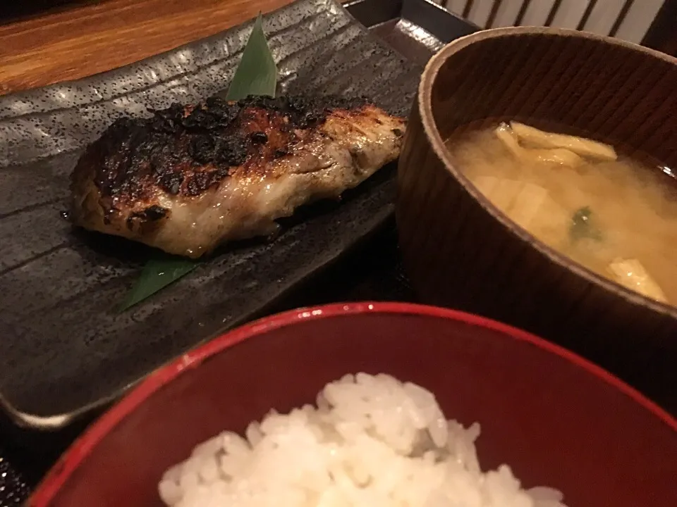 黒ムツの西京焼き定食|hirotomoさん