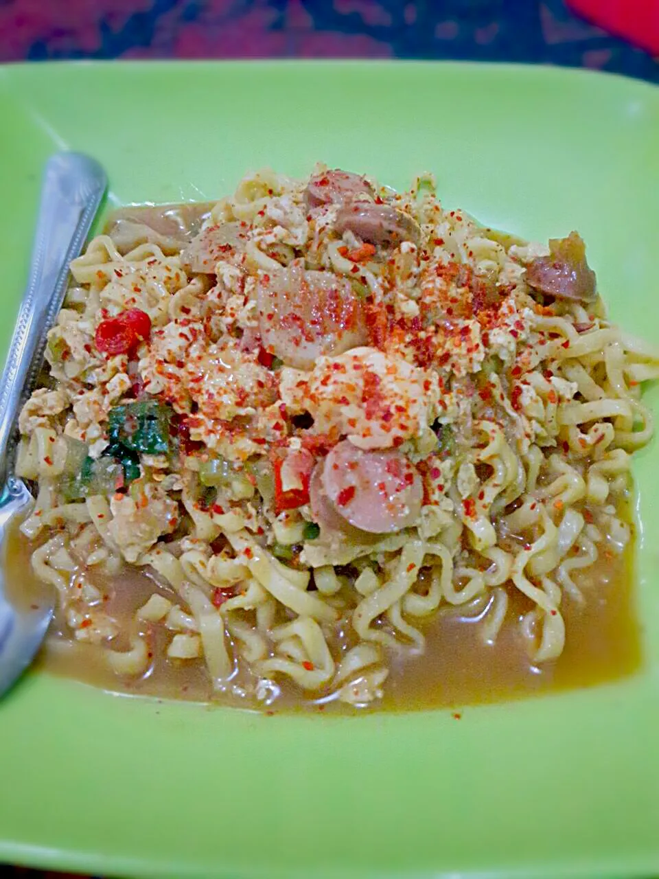 Snapdishの料理写真:mie nyemek #Masakan Indonesia #Mi Kuah|kekeさん