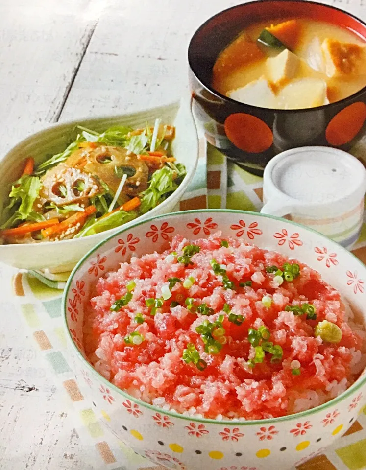 ねぎとろ丼|芝辻健二さん