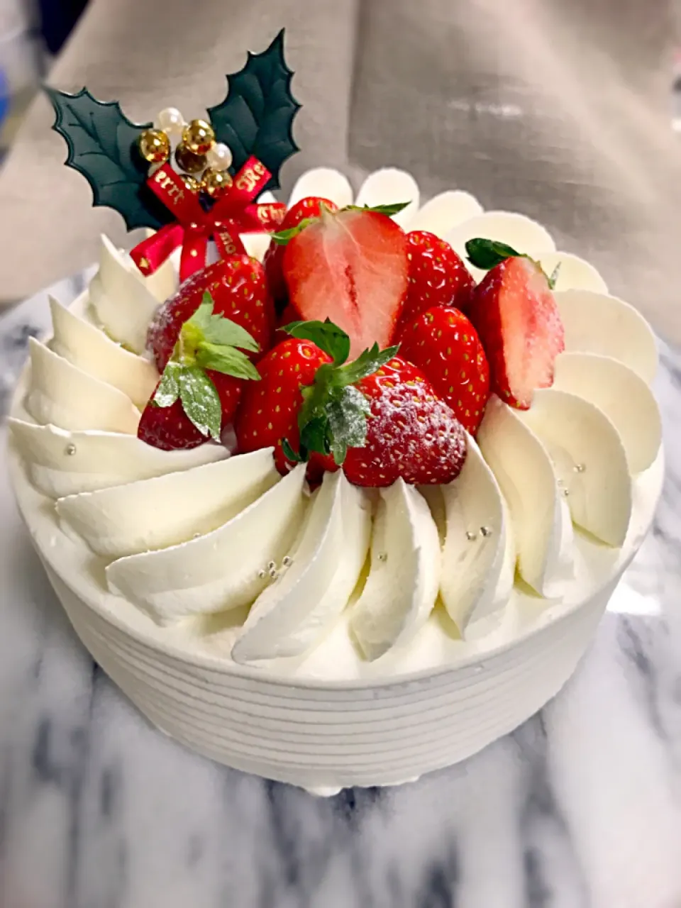 クリスマスショートケーキ🎄|yurikaさん