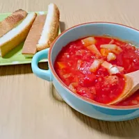 野菜たっぷりトマトスープ|しのさん