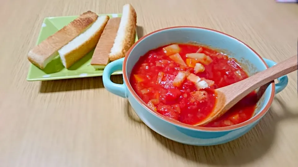 野菜たっぷりトマトスープ|しのさん