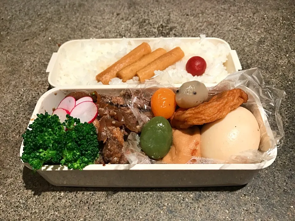 おでんと肉弁当|myusicさん