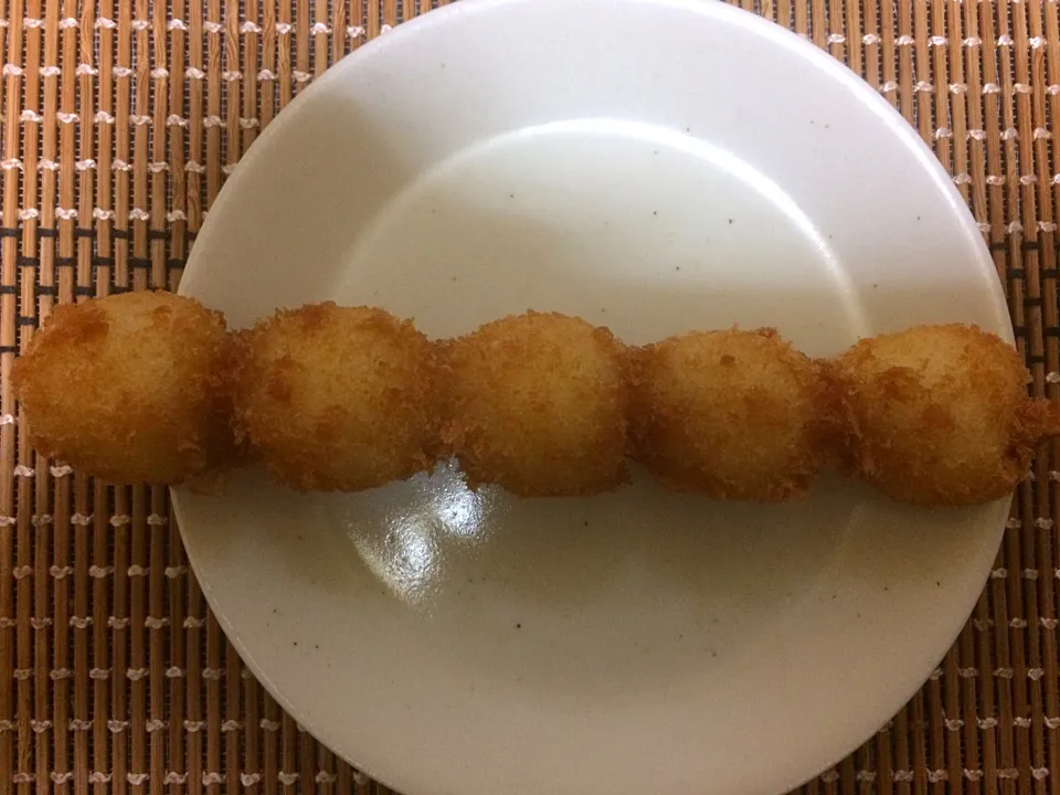 Snapdishの料理写真:うずら卵フライ|ばーさんさん