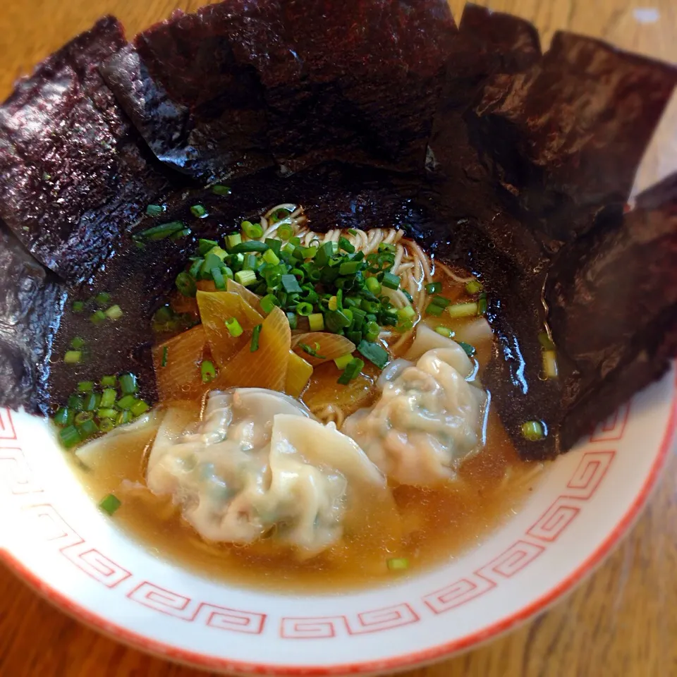 Snapdishの料理写真:なんちゃってラーメン。素麺だからラーソンにする。|Ryokoさん