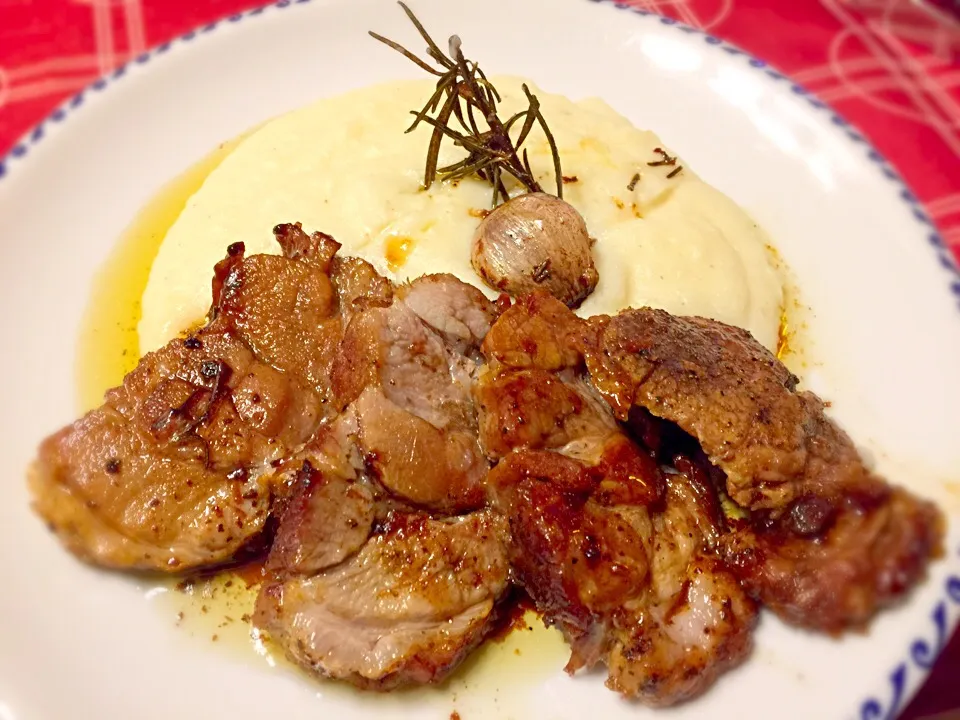 Arrosto di Maiale 🐷 con pure di patate|Fabio  Palmieriさん