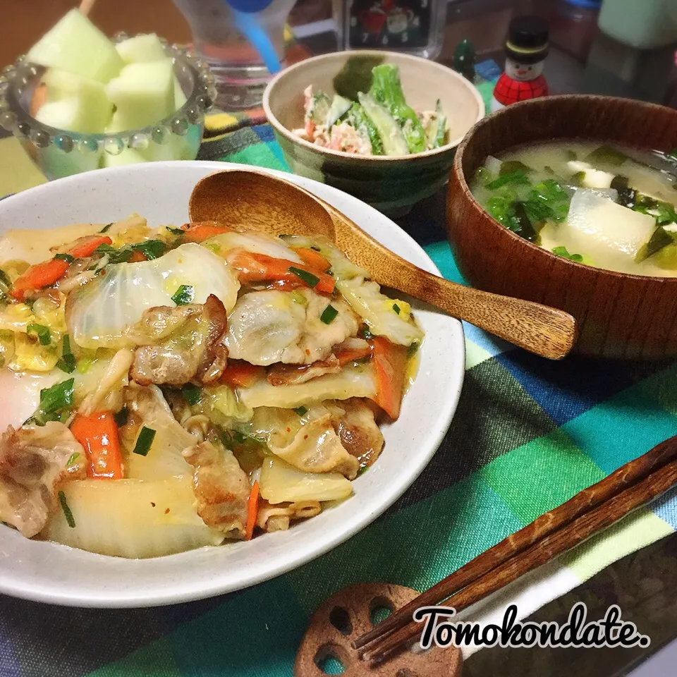 豚バラと白菜のとろっとろ丼🐖♡|🇯🇵ともこちゃん。さん