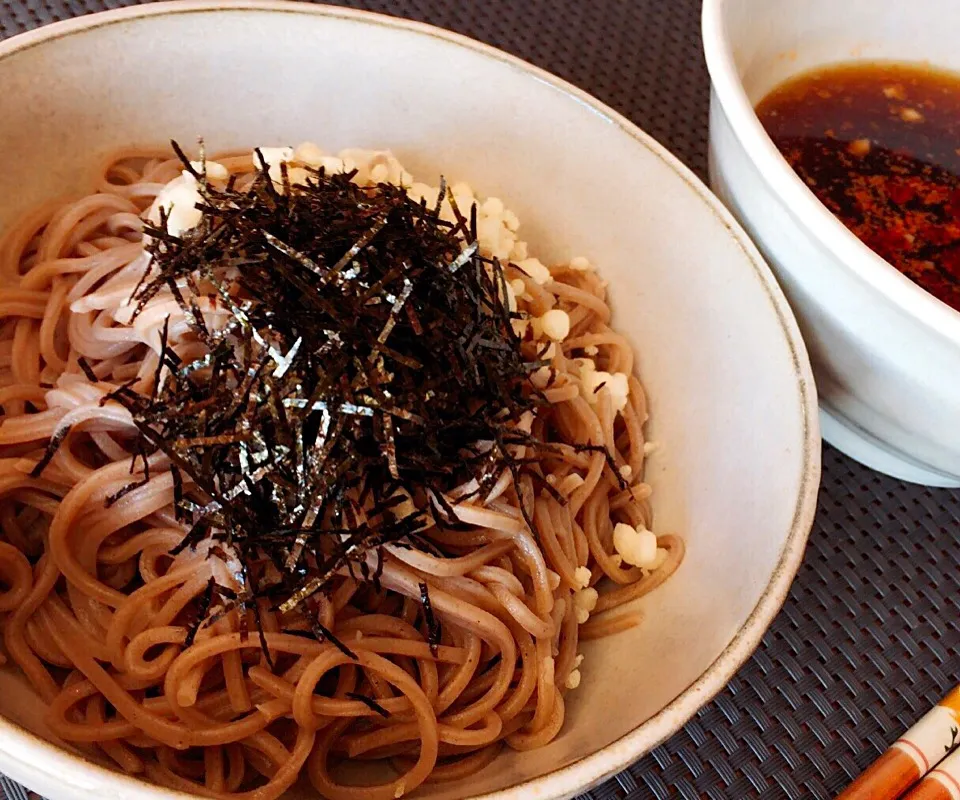 Snapdishの料理写真:辛肉味噌つけそば🍜🍜|まるりさん