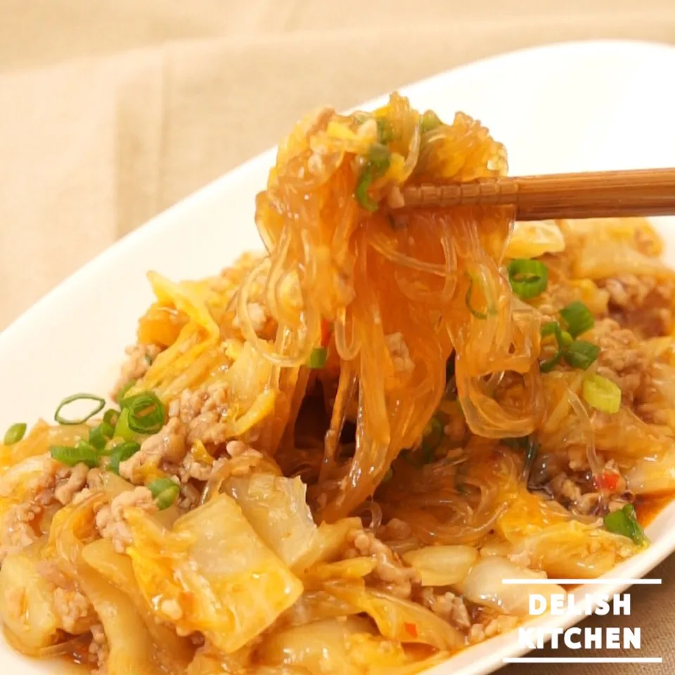 【動画】白菜たっぷり麻婆春雨 #delishkitchentv|DELISH KITCHENさん