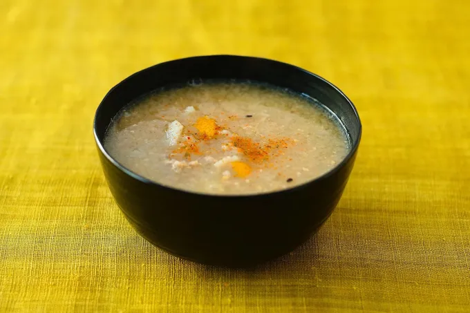 すりおろしれんこんと鶏肉の減塩味噌汁|マルコメ キッチンさん