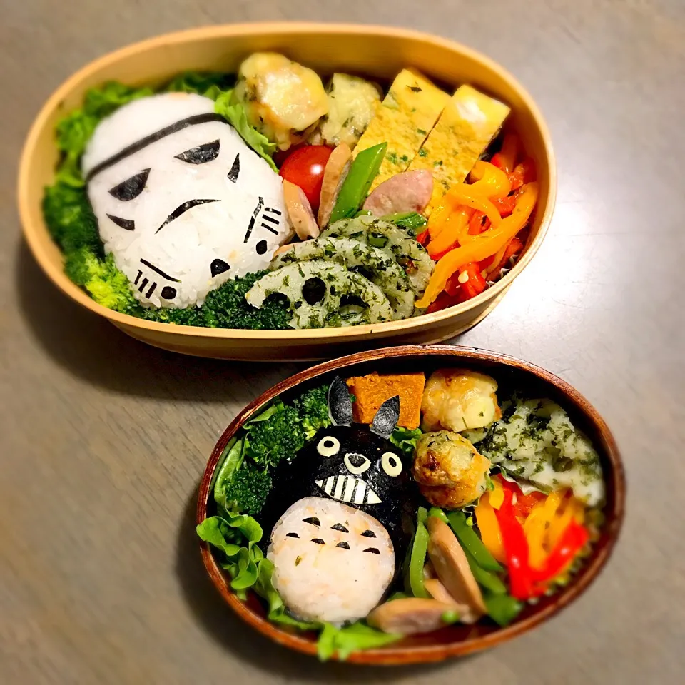 スターウォーズとトトロのお弁当|HKさん