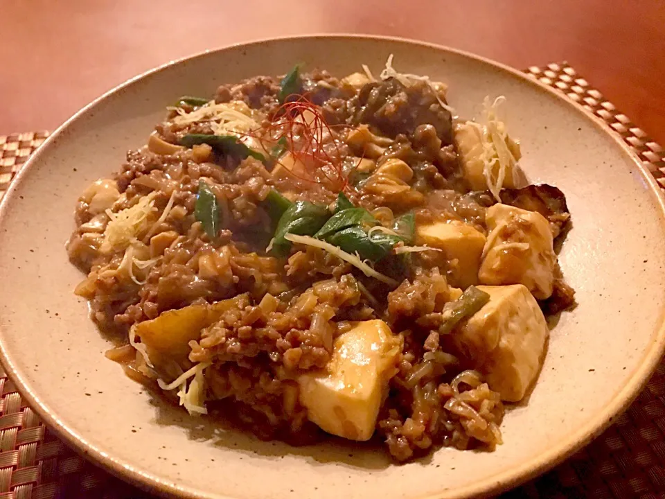 Sichuan style bean curd&egg plant(Mapo Tofu&🍆) 🇨🇳麻婆豆腐&茄子|🌈Ami🍻さん