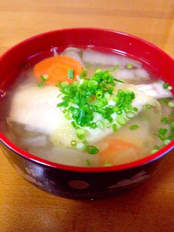 Snapdishの料理写真:カワハギのお吸い物🍲|まいりさん