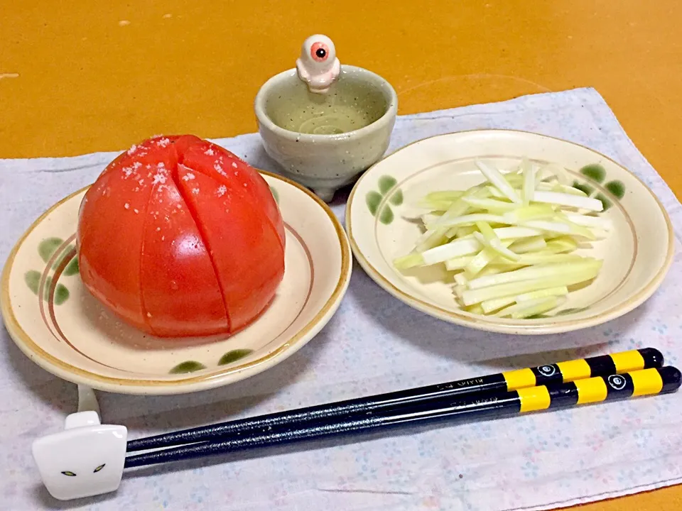 冷やしトマトと大根の皮の浅漬け!  (^-^)|Kei Satoさん