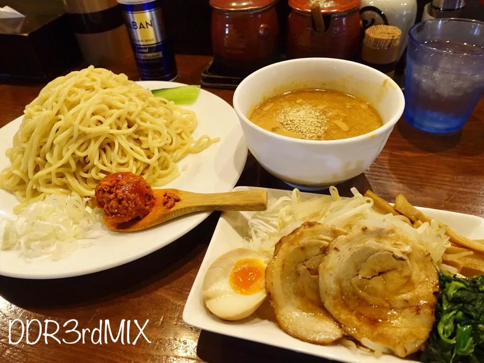 Snapdishの料理写真:七菜矢 担々つけ麺 全部入り|ddr3rdmixさん