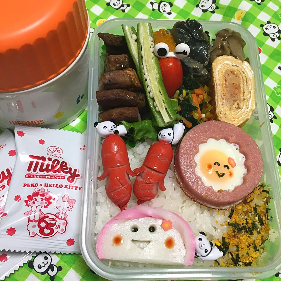 Snapdishの料理写真:2016年12月16日 高校生女子弁当♩|クッキングおやぢさん