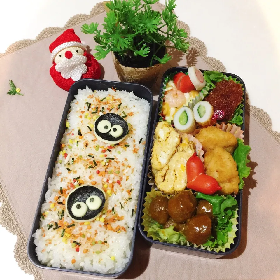 12/16❤︎主人の真っ黒くろすけ弁当❤︎|Makinsさん