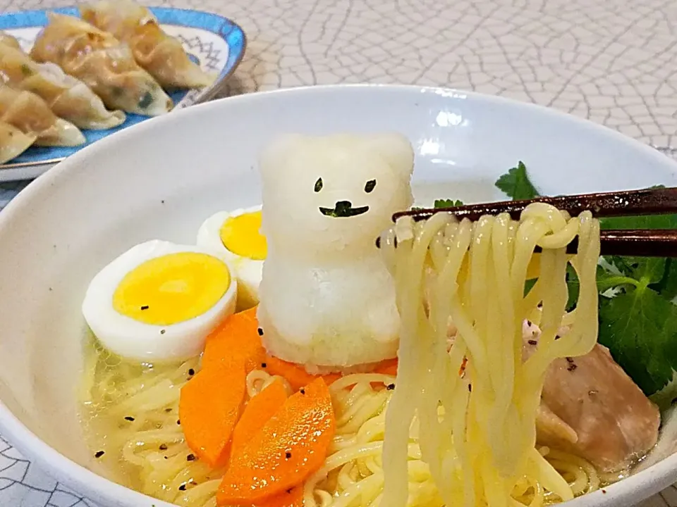 Snapdishの料理写真:#鶏のゆずこしょうおろしラーメン|モコさん