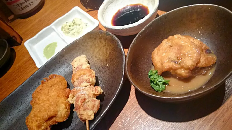 串揚げ&茄子の餃子|りぃ☆さん