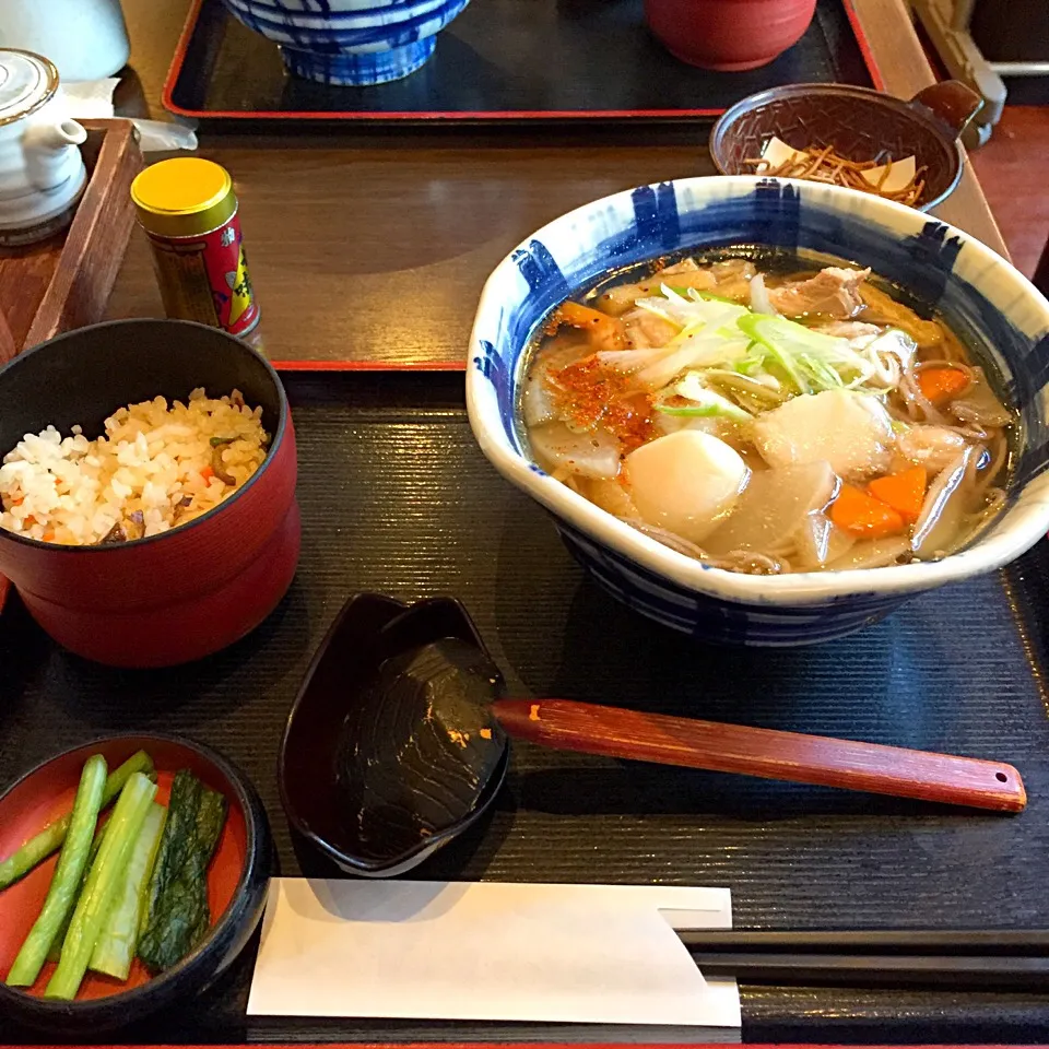 けんちんそば定食*\(^o^)/*|すかラインさん