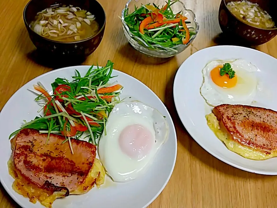 ハム&チーズ挟み #ham&cheese #sunnysideup #Breakfast/Brunch|nene_rozieさん