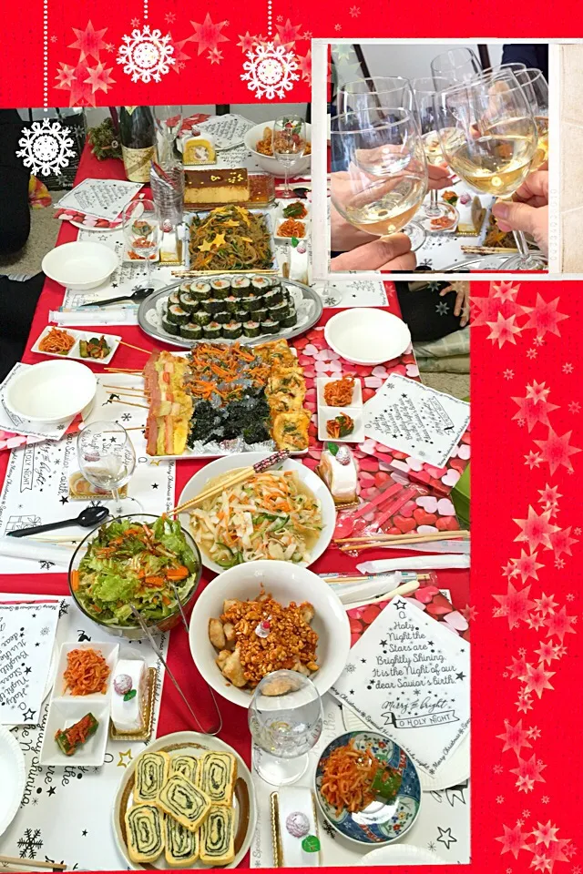 🇰🇷韓国料理で🇰🇷
🎅🎄クリスマスパーティー🎅🎄|ロコタンさん