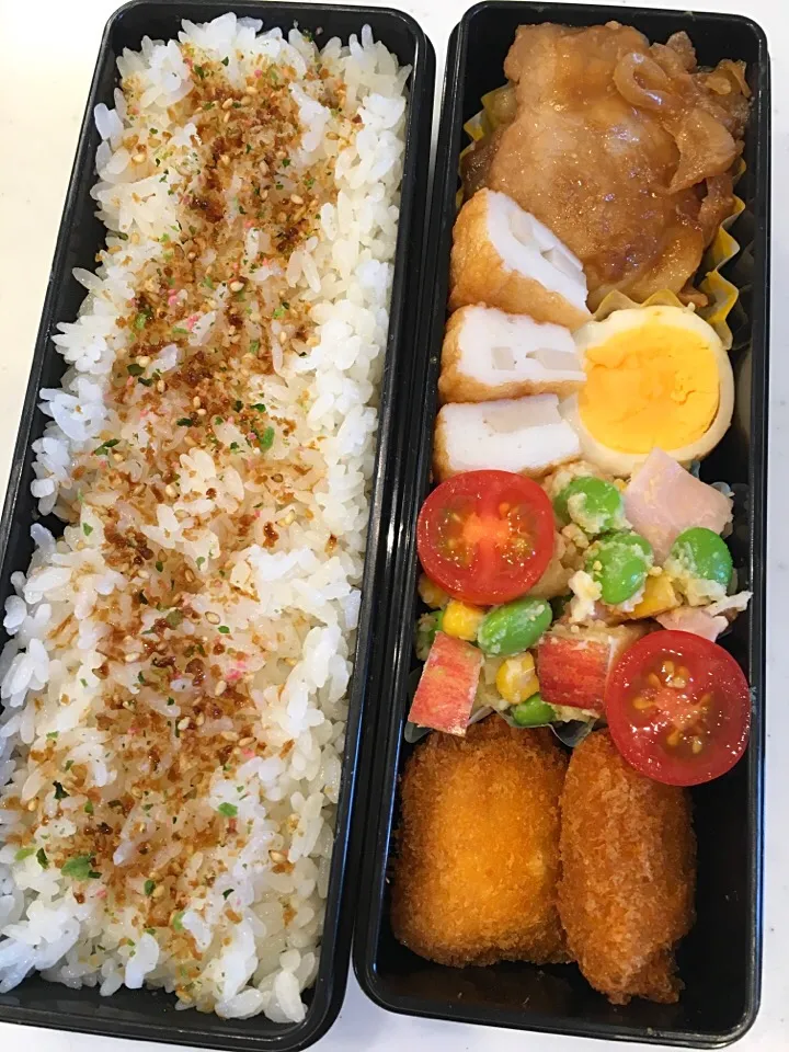 Snapdishの料理写真:2016.12.17 旦那様お弁当|あっきーよさん