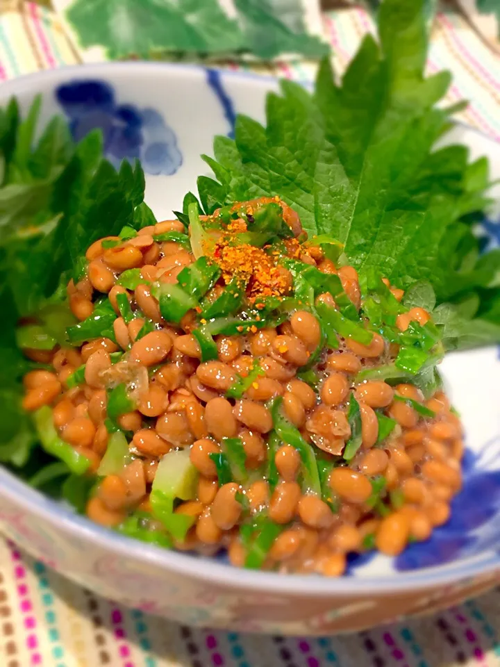 咲きちゃんさんの料理 オツな肴🍶シリーズ😁⑥納豆の簡単おつまみ💖|あゆさん