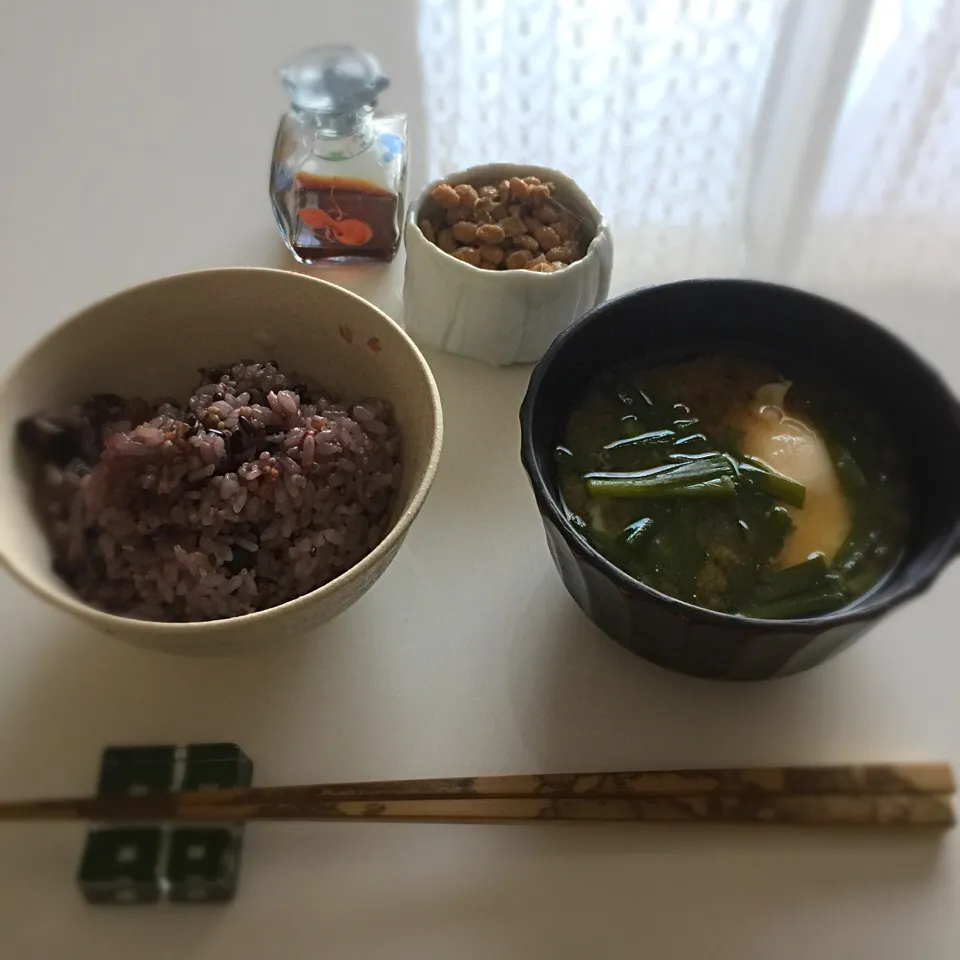 引っ越し先で第一弾はやはり御飯とお味噌汁でした。|たうさん