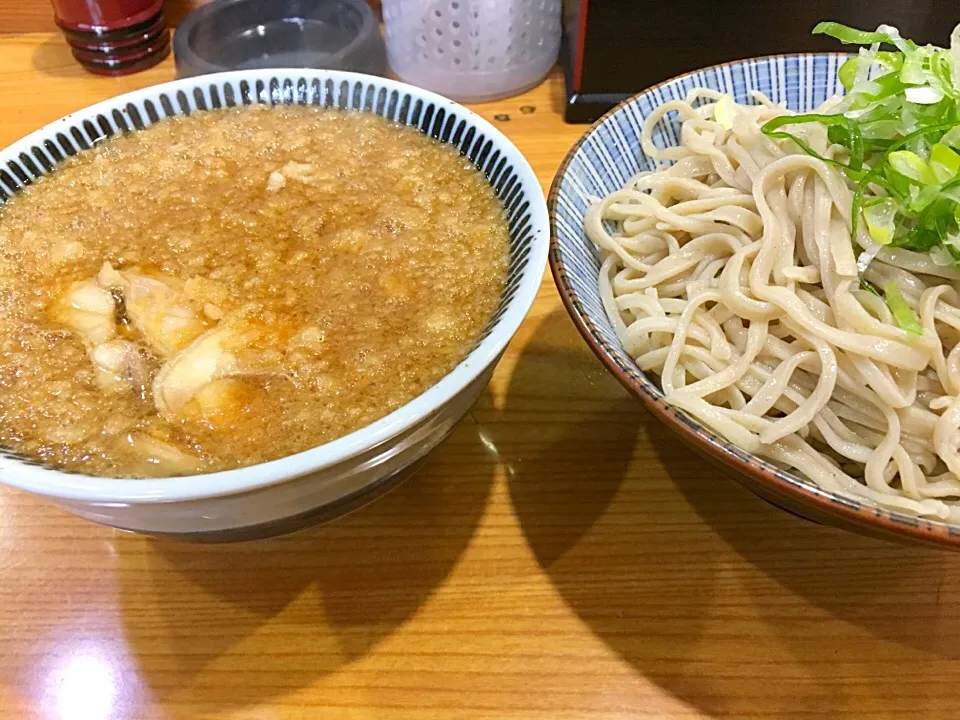 たぬきかしわそばつけ麺（札幌市東区入福そば）|フージさん