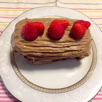 Snapdishの料理写真:グルテンフリーのクリスマスケーキ|rieさん