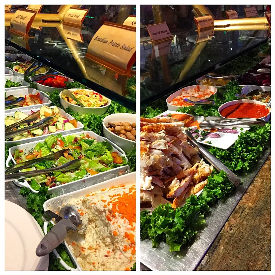 Brazilian Salad Bar 😳|mamaeriさん