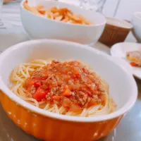 ミートソースパスタ|Tomomi Tokuraさん