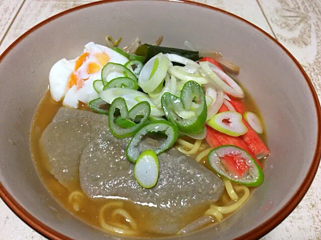 Snapdishの料理写真:今日の男飯(＞人＜;)テニス後の栄養補給バージョン♬
愛情たっぷり味噌ラーメン♬|ひーちゃんさん