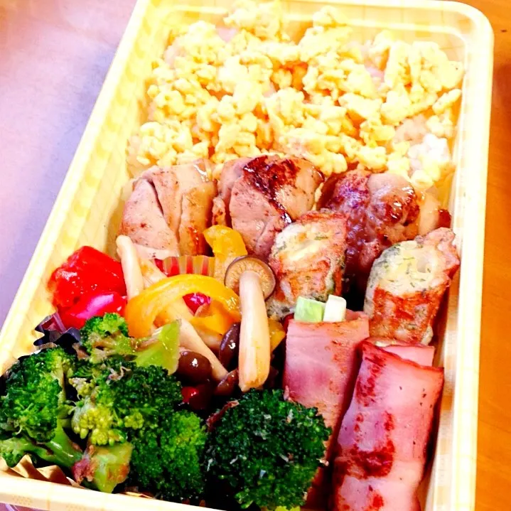 Snapdishの料理写真:鶏の照り焼き弁当|ぺこりっちさん